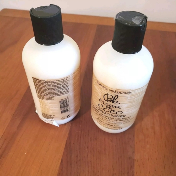 Qty 2x 8.5oz NEW Bumble & Bumble Creme de Coco Conditioner Bottle Detangles Hair - Picture 3 of 3